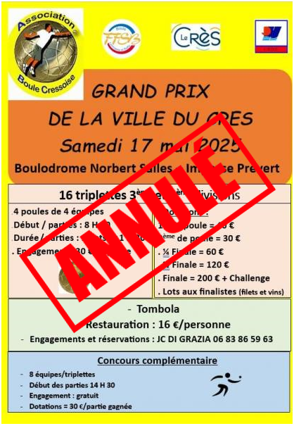 Concours le cres
