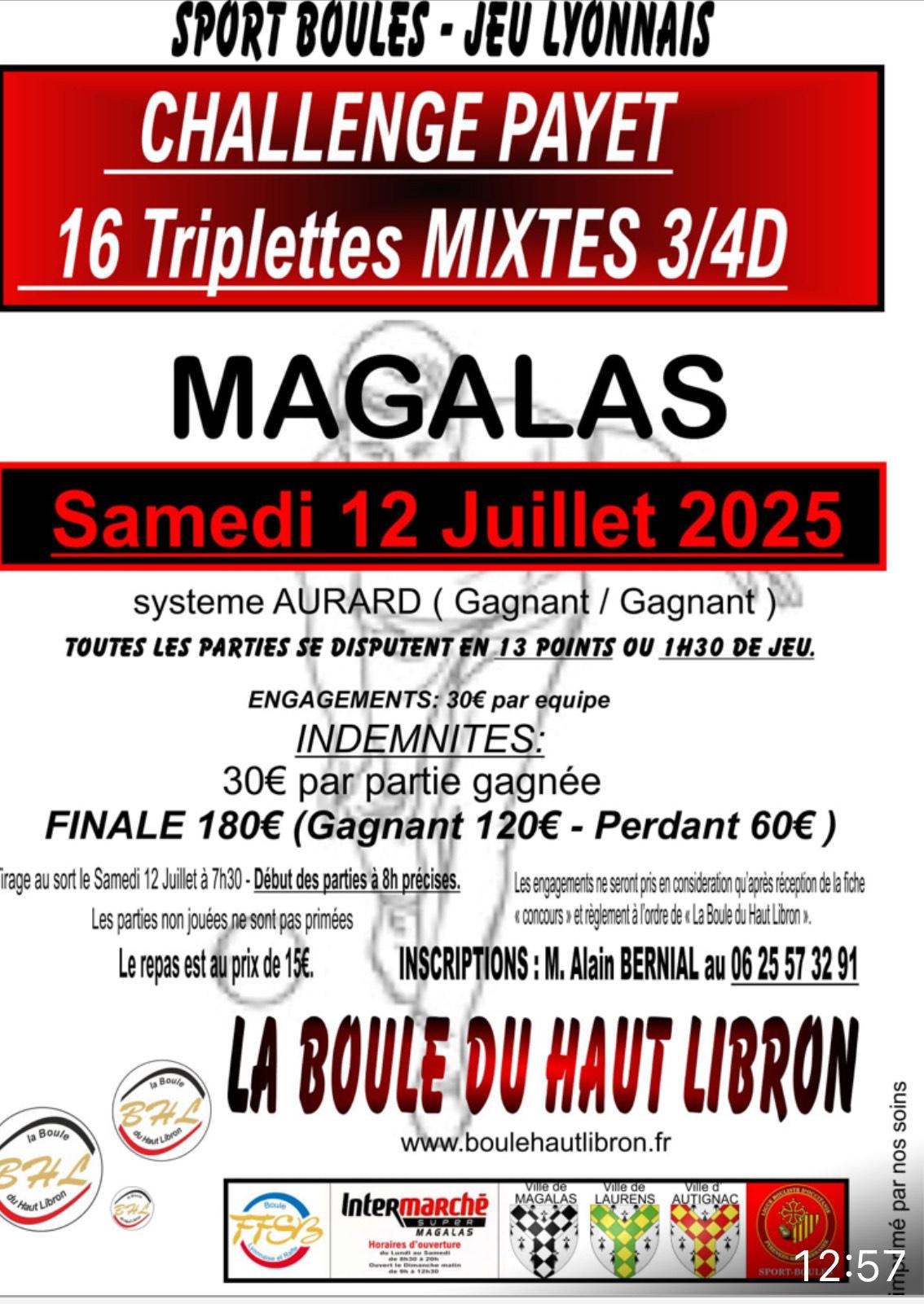 Magalas 12 juillet