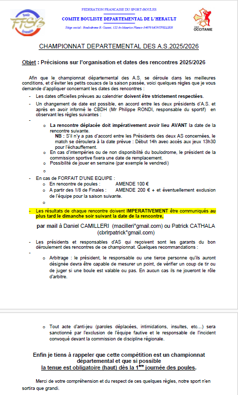 Note rencontres as