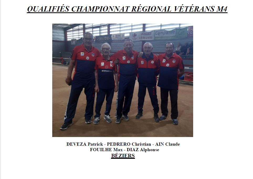 Qualifies regional veterans m4 1